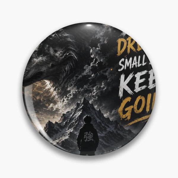 Item preview, Big Dreams Small Steps Keep Going - Lone Wolf Mountain Art designed and sold by Ak-art-shop.