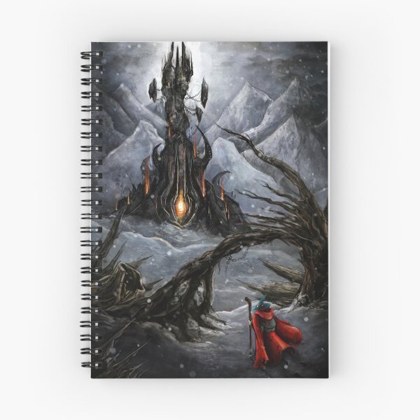 Item preview, Dark Sorcerer Tower Fantasy Digital Painting designed and sold by OnHeathAndMoor.