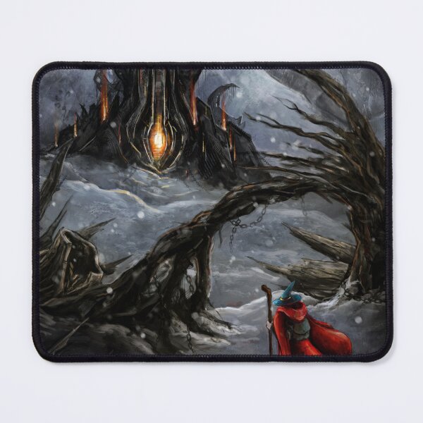 Item preview, Dark Sorcerer Tower Fantasy Digital Painting designed and sold by OnHeathAndMoor.