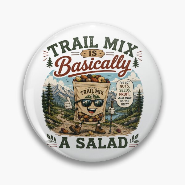 Item preview, Retro Trail Mix Is Basically a Salad designed and sold by Side Quest Co..