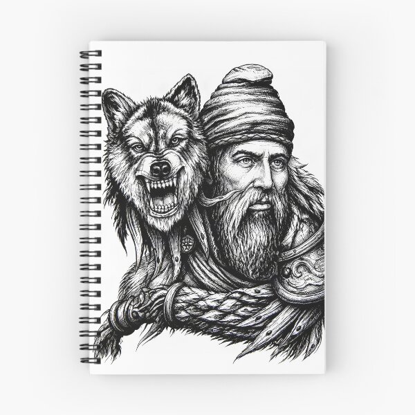 Item preview, Ancient Dacian Warrior King and Wild Wolf designed and sold by smartcreative24.