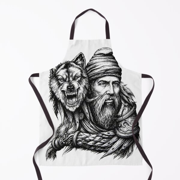 Item preview, Ancient Dacian Warrior King and Wild Wolf designed and sold by smartcreative24.