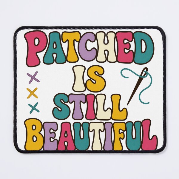 Item preview, Patched Is Still Beautiful designed and sold by aihrgdesign.