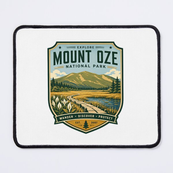 Item preview, Explore Mount Oze National Park Wander Discover Protect Est 2007 Outdoor Adventure Hiker Traveler designed and sold by Simsimah26Parks.