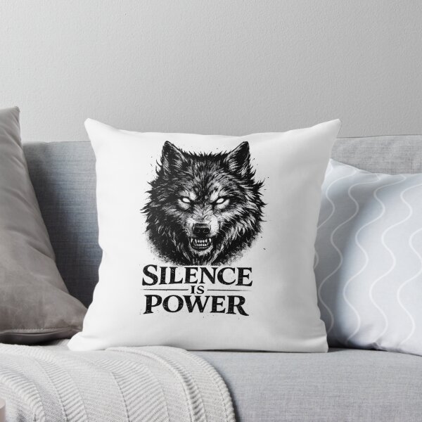 Item preview, Silence Is Power – Shadow Wolf Premium Streetwear Design designed and sold by Tysh-Art.
