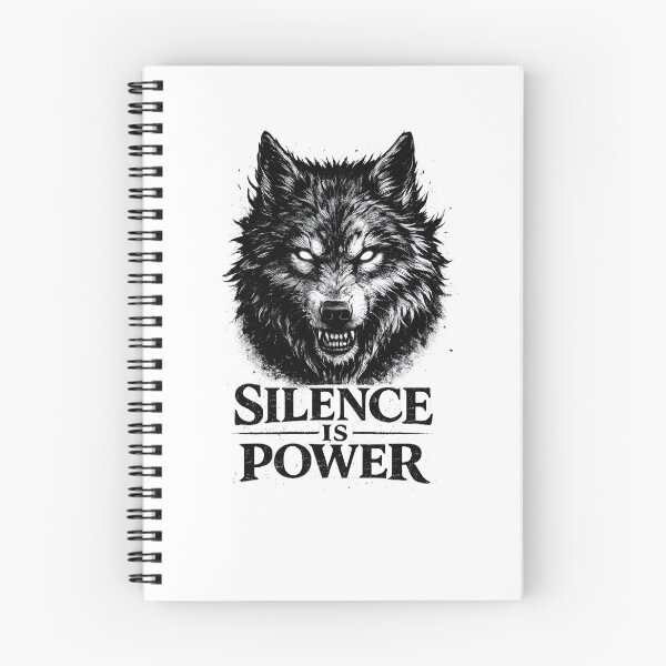 Item preview, Silence Is Power – Shadow Wolf Premium Streetwear Design designed and sold by Tysh-Art.