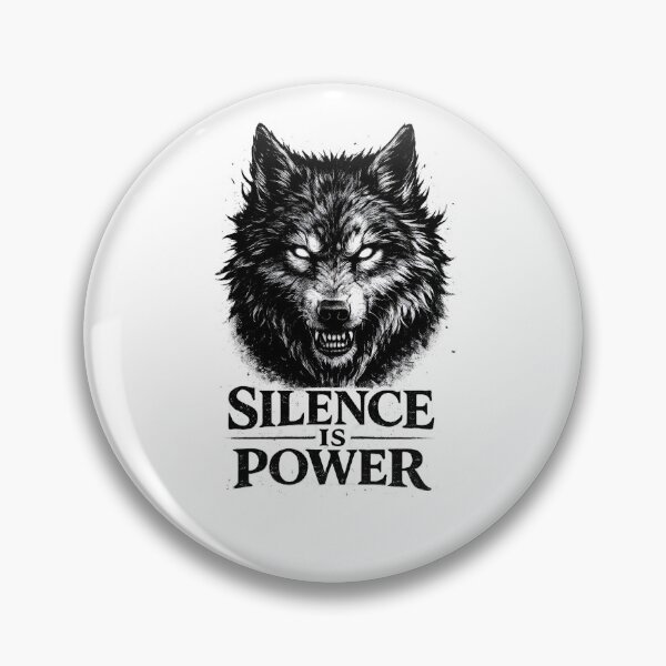 Item preview, Silence Is Power – Shadow Wolf Premium Streetwear Design designed and sold by Tysh-Art.