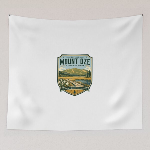 Item preview, Explore Mount Oze National Park Wander Discover Protect Est 2007 Outdoor Adventure Hiker Traveler designed and sold by Simsimah26Parks.