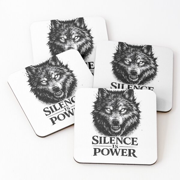 Item preview, Silence Is Power – Shadow Wolf Premium Streetwear Design designed and sold by Tysh-Art.