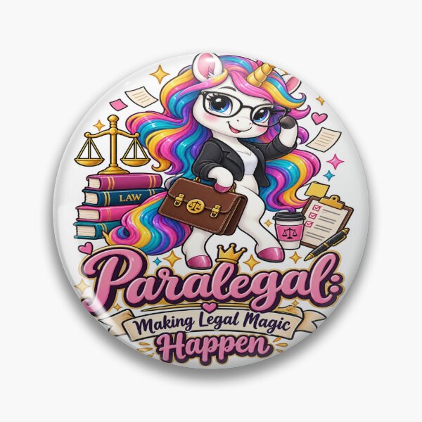 Item preview, Paralegal Magical Unicorn Funny Legal Profession Gift designed and sold by Uniqueauraaprints.