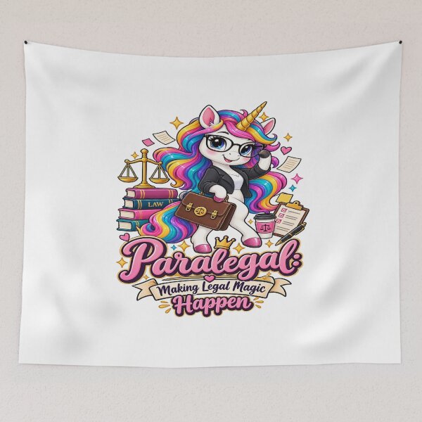 Item preview, Paralegal Magical Unicorn Funny Legal Profession Gift designed and sold by Uniqueauraaprints.