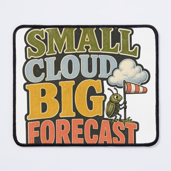 Item preview, Small Cloud Big Forecast designed and sold by aihrgdesign.