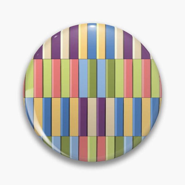 Item preview, Colorful Geometric Block Stripe Pattern - Modern Abstract Multicolored Lines designed and sold by Fiorart Studio .