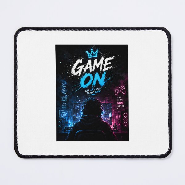 Item preview, Game On Win Or Learn Never Lose - Gaming Setup Artwork designed and sold by Ak-art-shop.