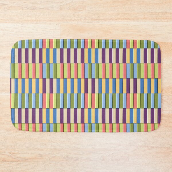 Item preview, Colorful Geometric Block Stripe Pattern - Modern Abstract Multicolored Lines designed and sold by Fiorart Studio .