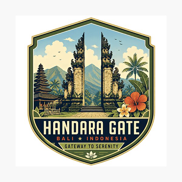Item preview, Handara Gate Bali Indonesia Gateway To Serenity Travel Landmark Vacation designed and sold by Simsimah26Parks.