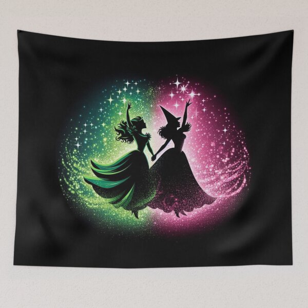 Item preview, Elphaba and Glinda Wicked Musical Defying Gravity designed and sold by NerdiPop.