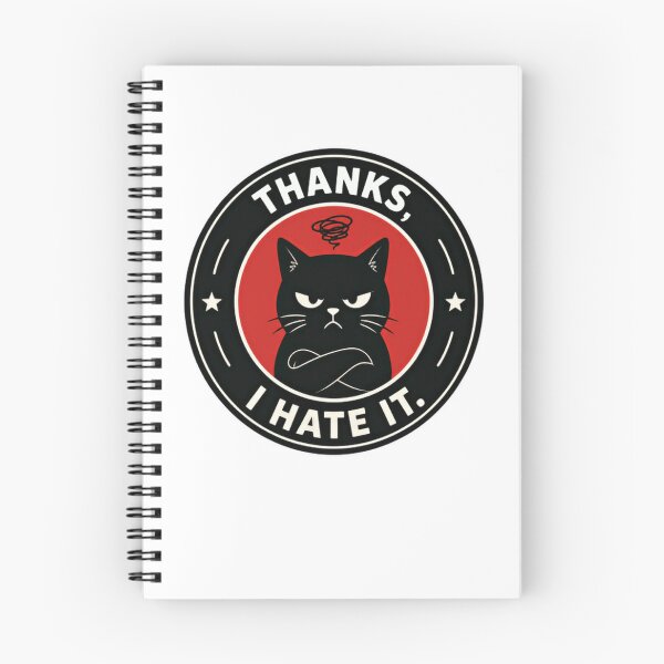 Item preview, Thanks, I Hate It Sarcastic Grumpy Cat Meme For Cat Lovers designed and sold by JonesFlora2025.