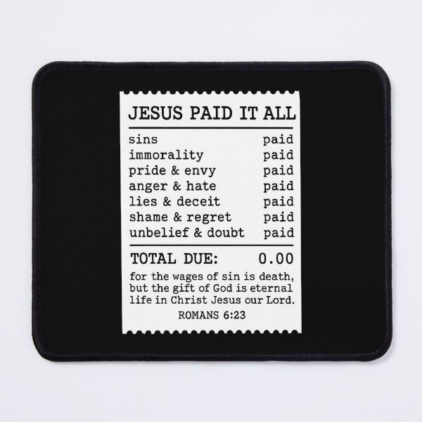 Item preview, Jesus Paid It All designed and sold by plushism.