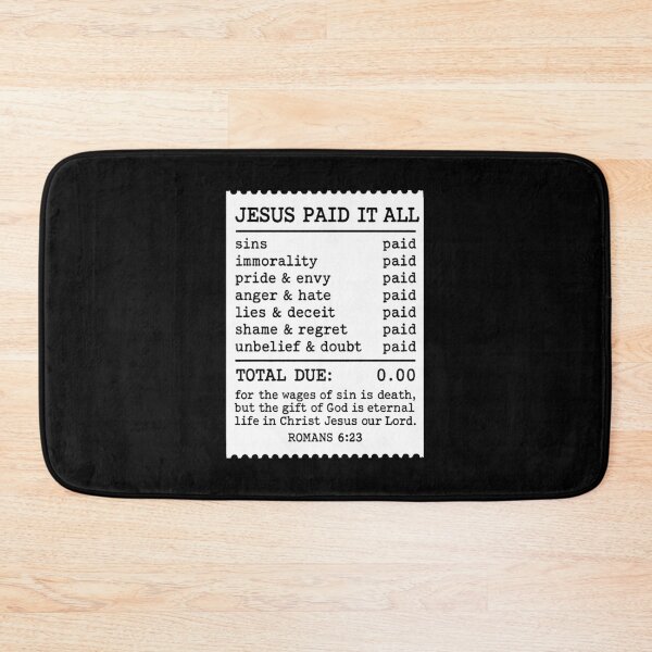 Item preview, Jesus Paid It All designed and sold by plushism.
