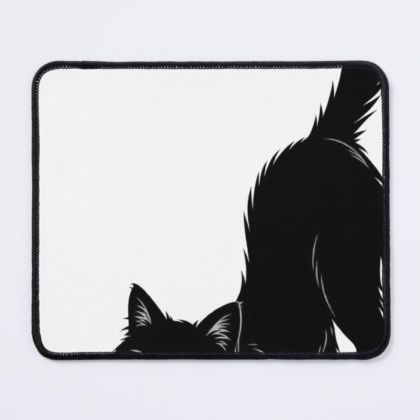 Item preview, Stretching Black Cat Silhouette | Minimalist Cat Pose | Cat Lover Gift designed and sold by Skedart.
