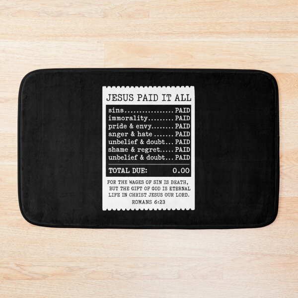 Item preview, Jesus Paid It All designed and sold by plushism.