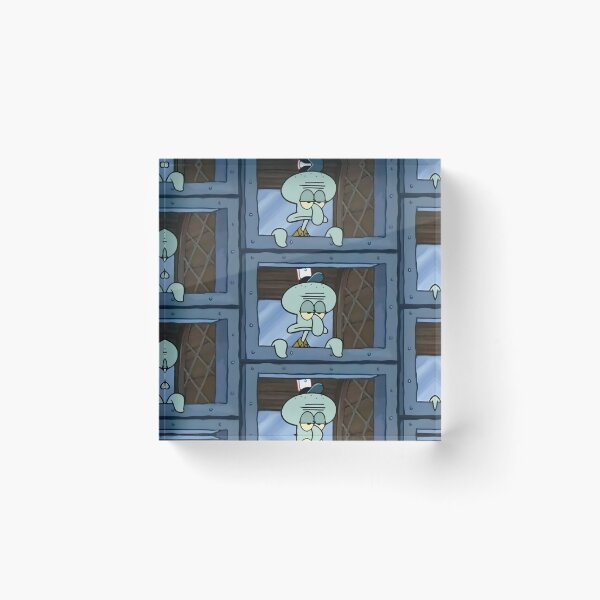Item preview, Bored Cashier Window - Unamused Sea Creature Illustration designed and sold by Billy Morfo™.