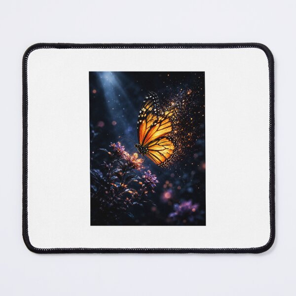 Item preview, Glowing Monarch Butterfly Dust - Fantasy Nature Artwork designed and sold by Ak-art-shop.