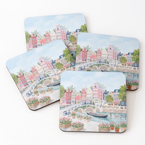 Item preview, Amsterdam in Tulip Season, The Netherlands designed and sold by POSTERIOCREW.