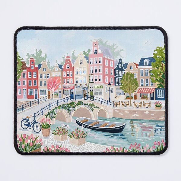 Item preview, Amsterdam in Tulip Season, The Netherlands designed and sold by POSTERIOCREW.