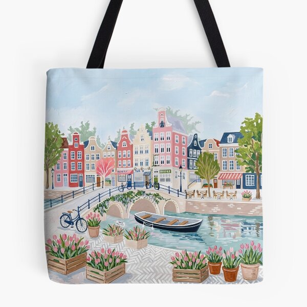 Item preview, Amsterdam in Tulip Season, The Netherlands designed and sold by POSTERIOCREW.