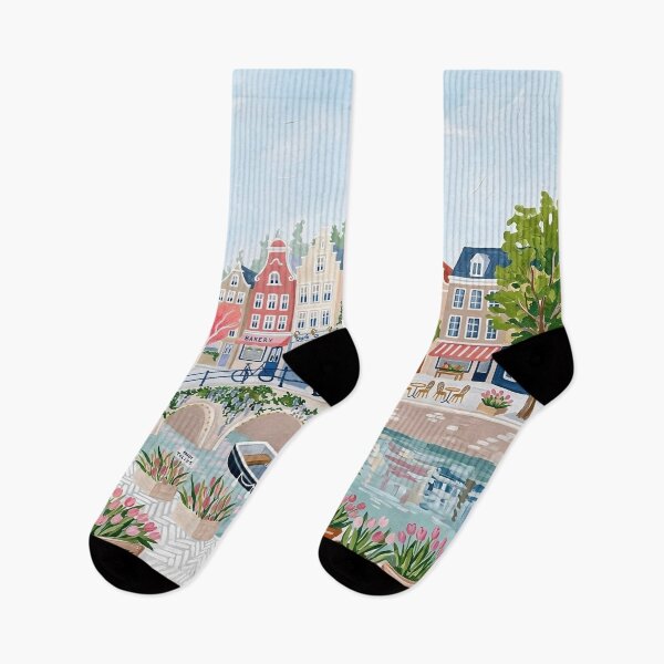 Item preview, Amsterdam in Tulip Season, The Netherlands designed and sold by POSTERIOCREW.