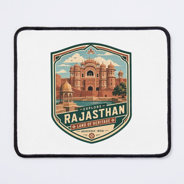 Item preview, Explore Rajasthan Land Of Heritage Incredible India Travel Souvenir Culture History designed and sold by Simsimah26Parks.