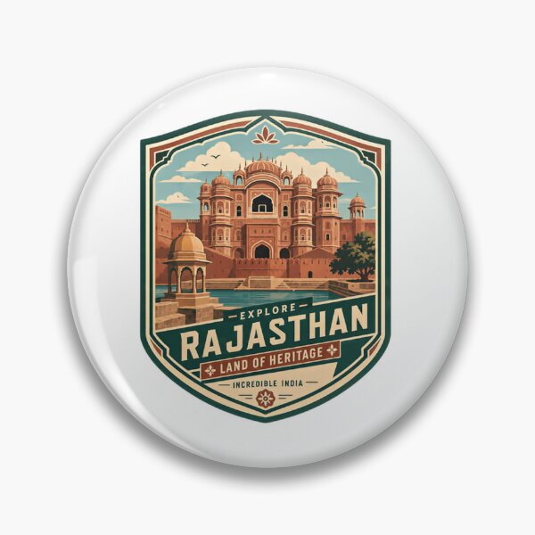 Item preview, Explore Rajasthan Land Of Heritage Incredible India Travel Souvenir Culture History designed and sold by Simsimah26Parks.