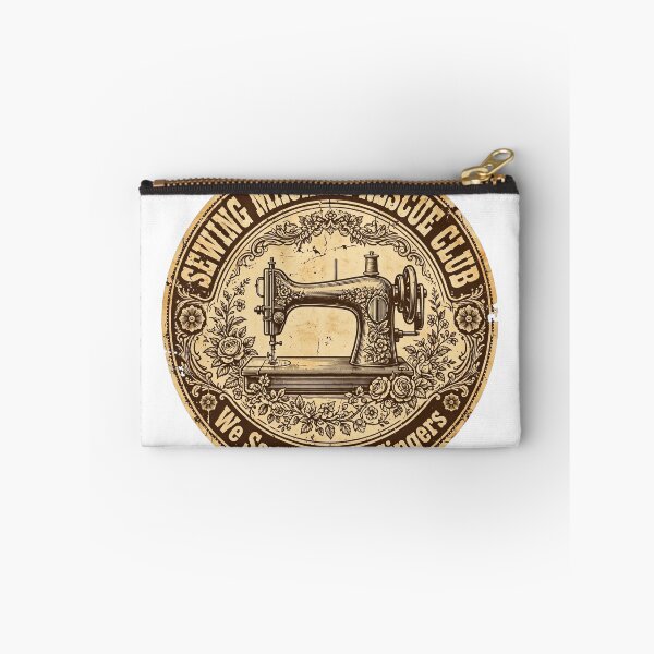 Item preview, Sewing Machine Rescue Club We Save The Old Singers Vintage Singer Badge designed and sold by TauqeerArts.