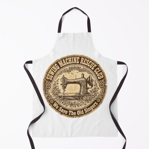 Item preview, Sewing Machine Rescue Club We Save The Old Singers Vintage Singer Badge designed and sold by TauqeerArts.