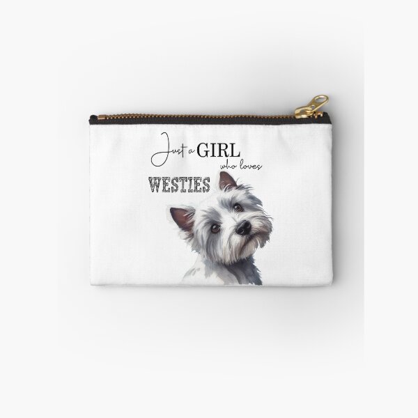 Item preview, Just a Girl who loves Westies Cute Westie face Watercolor art designed and sold by adriana-holmes.