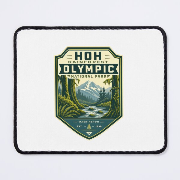 Item preview, Hoh Rainforest Olympic National Park Washington Travel Outdoors Enthusiast designed and sold by Simsimah26Parks.