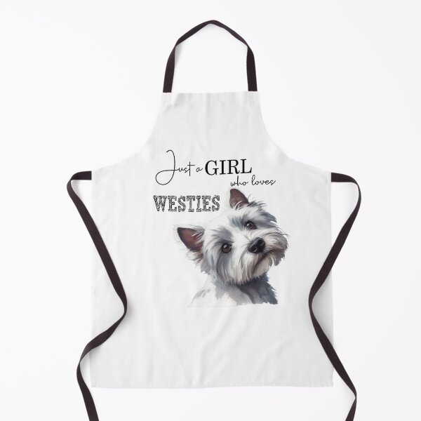 Item preview, Just a Girl who loves Westies Cute Westie face Watercolor art designed and sold by adriana-holmes.