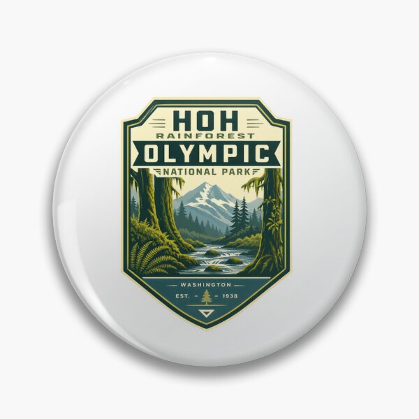 Item preview, Hoh Rainforest Olympic National Park Washington Travel Outdoors Enthusiast designed and sold by Simsimah26Parks.