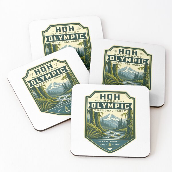 Item preview, Hoh Rainforest Olympic National Park Washington Travel Outdoors Enthusiast designed and sold by Simsimah26Parks.