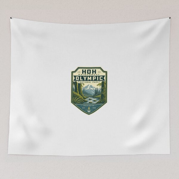 Item preview, Hoh Rainforest Olympic National Park Washington Travel Outdoors Enthusiast designed and sold by Simsimah26Parks.