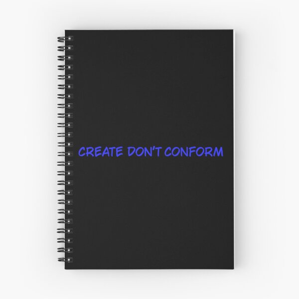 Item preview, Create Don't Conform Motivational Typography Quote Art designed and sold by SaraPixels.