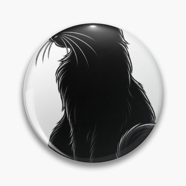 Item preview, Black Cat Side Profile Silhouette | Minimalist Feline Design | Cat Lover Gift designed and sold by Skedart.
