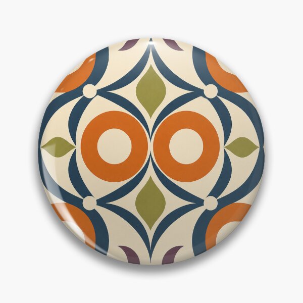 Item preview, Persimmon Orbit Pattern designed and sold by aihrgdesign.