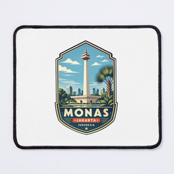 Item preview, Monas Jakarta Indonesia National Monument Travel Landmark designed and sold by Simsimah26Parks.