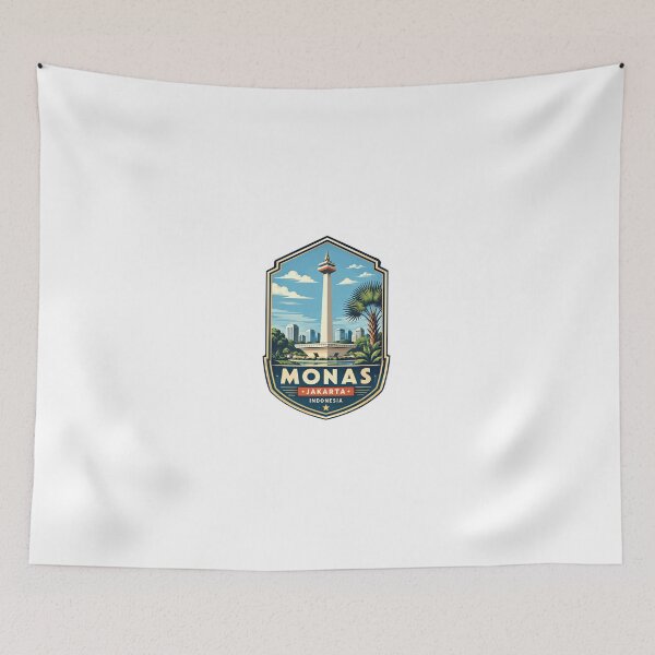 Item preview, Monas Jakarta Indonesia National Monument Travel Landmark designed and sold by Simsimah26Parks.