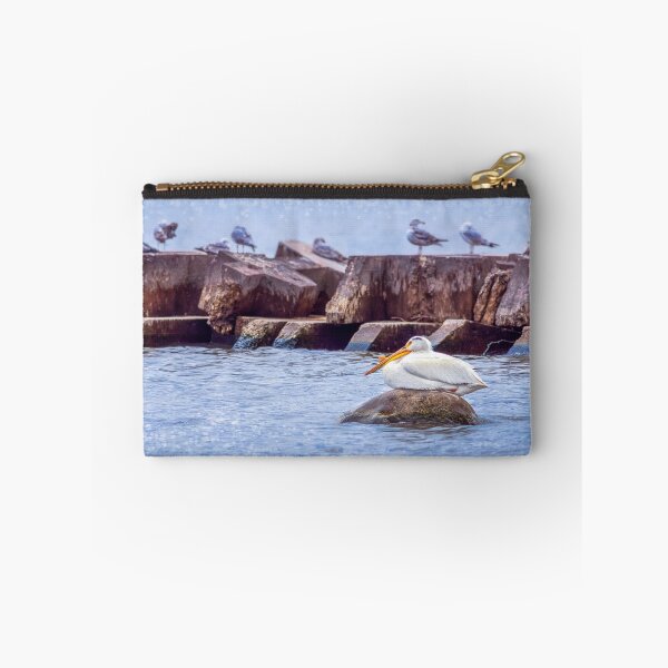 Item preview, Pelican on rock designed and sold by TerraMediaLLC.