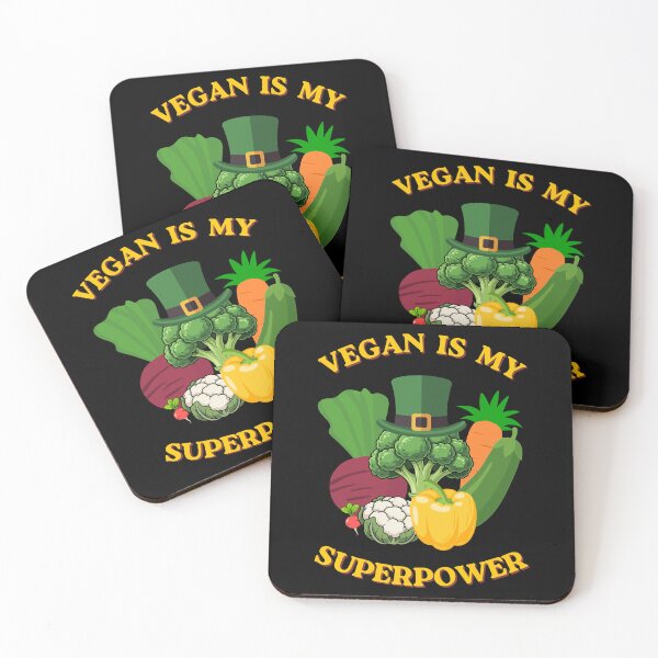 Item preview, Vegan Is My Superpower Funny Gifts For Vegetarians  designed and sold by zebek-design.