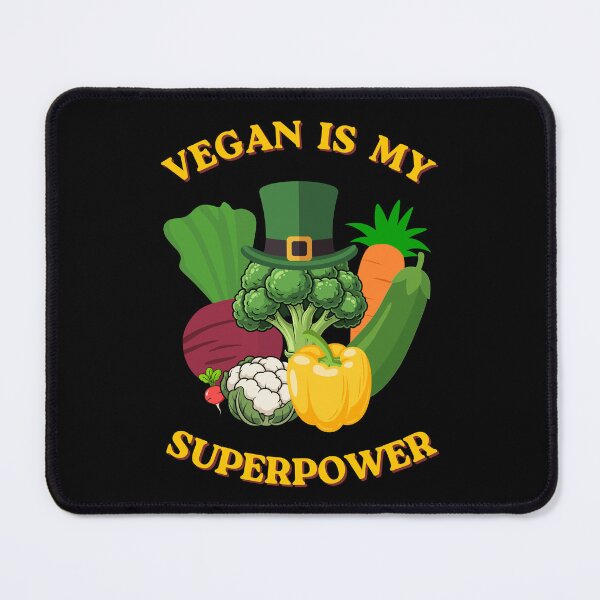 Item preview, Vegan Is My Superpower Funny Gifts For Vegetarians designed and sold by zebek-design.